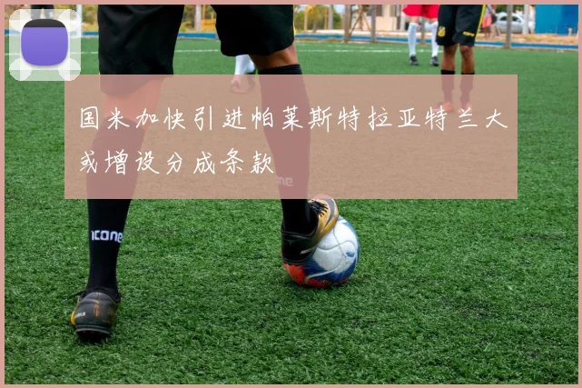国米加快引进帕莱斯特拉亚特兰大或增设分成条款